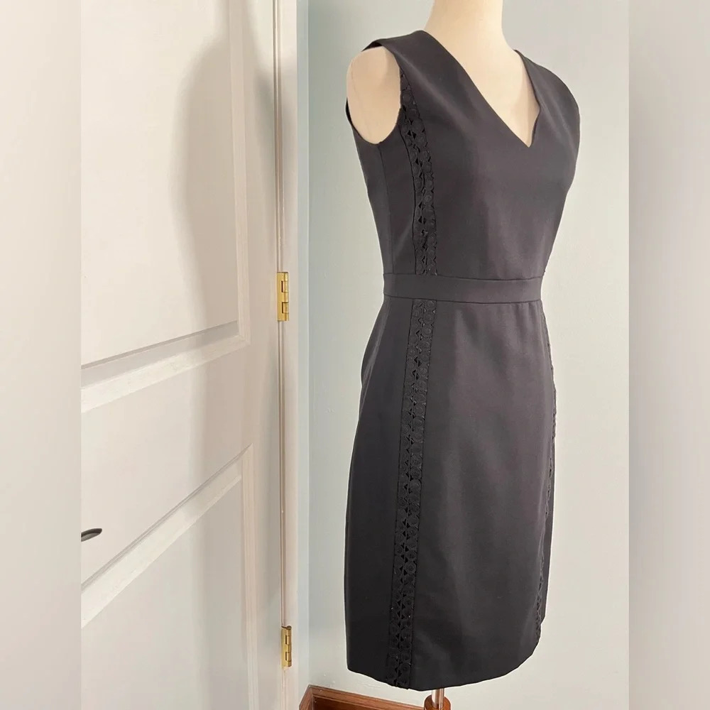 J.Crew 100% wool career V Neck dress size 0 - Picture 8 of 12